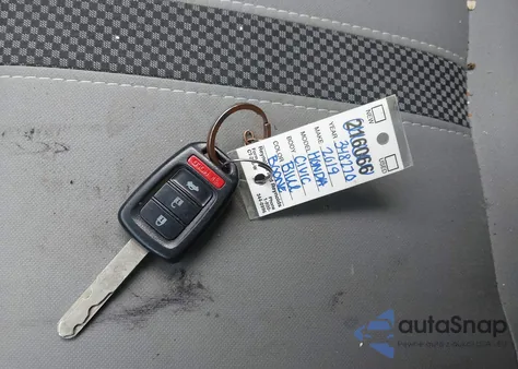 2019 Honda Civic Lx из США, поврежденный, VIN 19XFC2F64KE027737